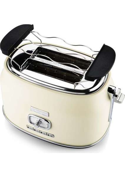 Ekmek Kızartma Makinesi - Retro Series 2 Slice Toaster Beyaz (Krem) fırsatları