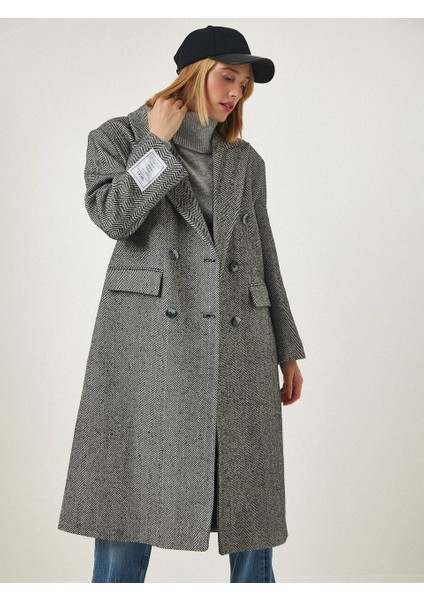 Siyah Arma Detaylı Balıksırtı Kaban 23K44052 fırsatları