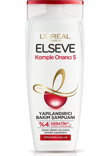 L'oréal Paris Elseve Komple Onarıcı 5 Yapılandırıcı Bakım Şampuanı 360 ml + Saç Kremi 175 ml