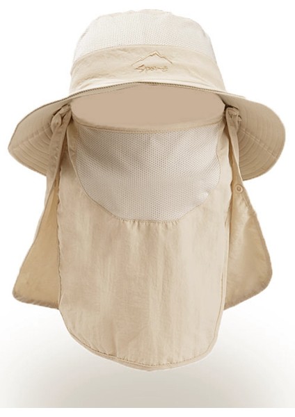 Kkmoon Güneş Şapka Uv Koruma Geniş Ağız Boyun Flap Yüz Kapak (Yurt Dışından)