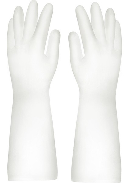 Kadınlar Için Bulaşık Eldivenleri, Mutfak Ev Işleri, Temizlik ve Çamaşır, Ince, Su Geçirmez ve Dayanıklı Sentetik Kauçuk Beyaz Nitril Eldivenler (Yurt Dışından)