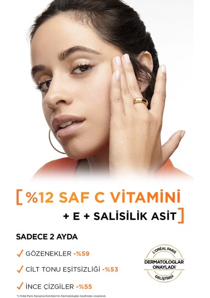 Revitalift Clinical %12 Saf C Vitamini Aydınlatıcı Ton Eşitleyici Serum 30 ml Bikini Çantası li