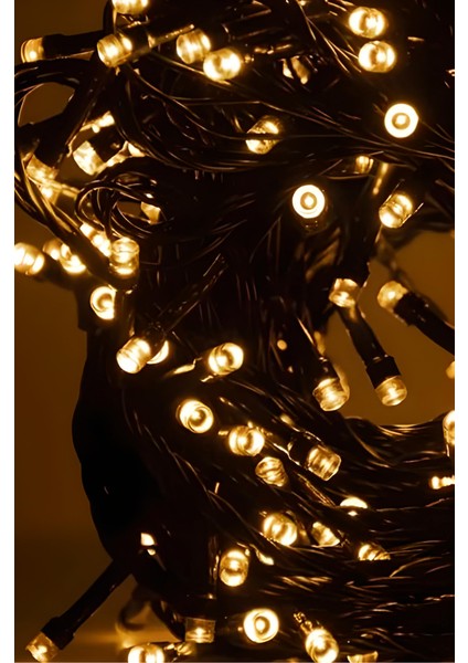 10 Metre 100 Ledli Gün Işığı Fonksiyonlu Dekoratif Led Işık Yılbaşı Süsü Çam Ağacı Süsleme