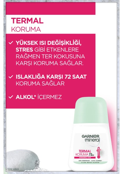 2'li Mineral Termal Koruma Roll-On Deodorant Lif Armağan