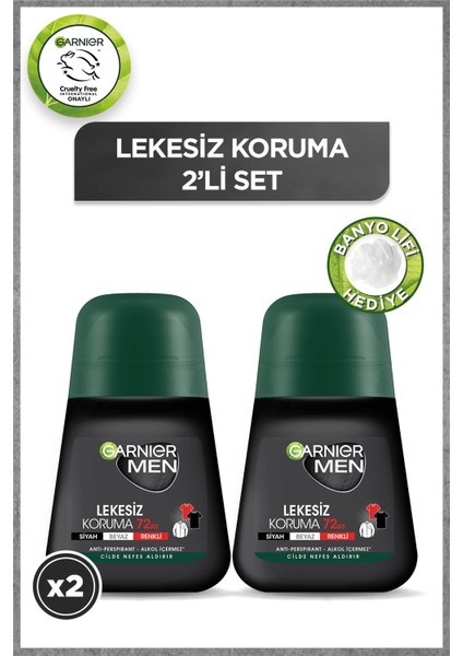 Garnier 2'li Men Lekesiz Koruma Roll-On Deodorant Lif Armağan