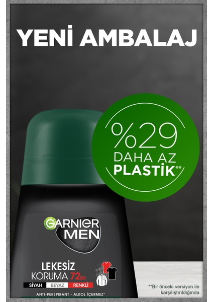 Garnier 2'li Men Lekesiz Koruma Roll-On Deodorant Lif Armağan fırsatları
