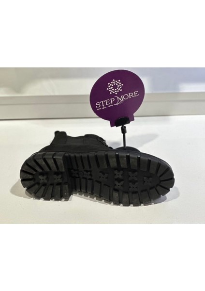 Z610224 Deri Nubuk Kısa Bot