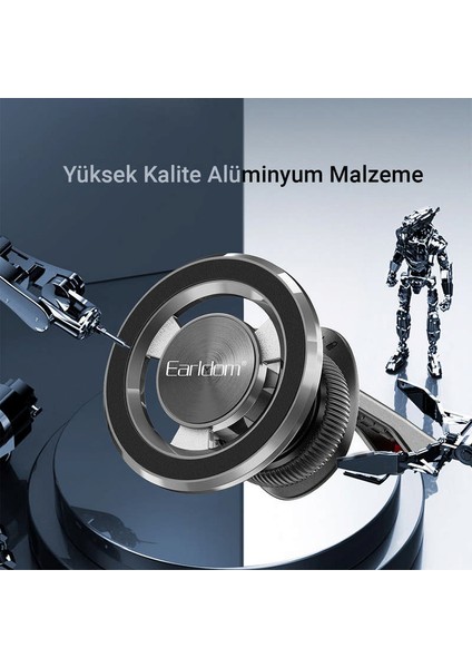 EH213 Izgara Klipsli Manyetik Araç Tutucu - Siyah modelleri