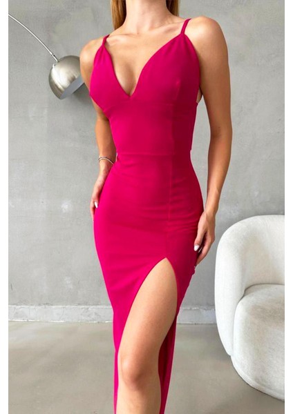 Askılı Ithal Krep Kumaş Elbise fiyatları