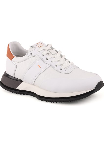 L4843 Casual Erkek Deri Ayakkabı Beyaz