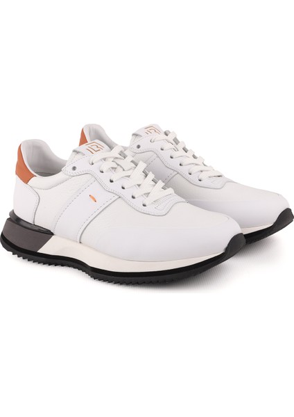 L4843 Casual Erkek Deri Ayakkabı Beyaz modelleri