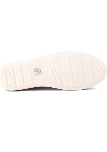 L4741 Deri Erkek Loafer Ayakkabı Beyaz fırsatları