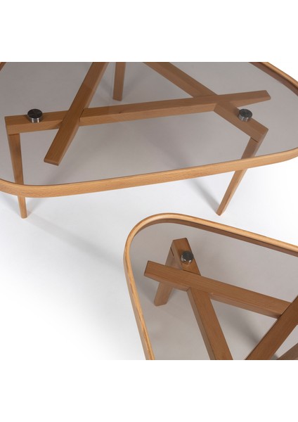 Vega Meşe Yan Sehpalı Ikili Orta Sehpa fiyatları