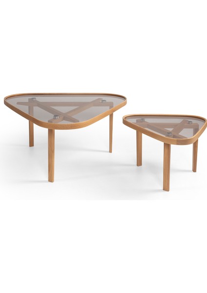 Vega Meşe Yan Sehpalı Ikili Orta Sehpa fırsatları