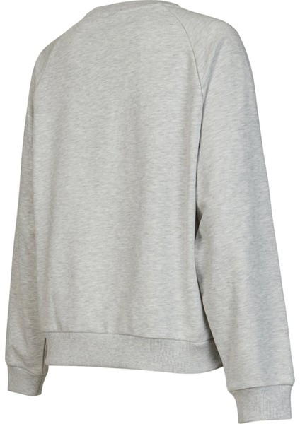 New Balance Lifestyle Kadın Gri Sweatshirt WNC3380-SAH