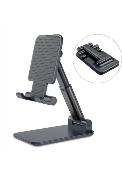 Meks'ten Masa Üstü Telefon Standı, Telefon ve Tablet Tutucu Stant, Yükseklik ve Bakış Açısı Ayarlanabilir Işlevsel Telefon Tutucu ve Tablet Standı
