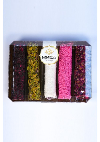 1000 gr Şeffaf Paketli Fitil Lüks Lokum