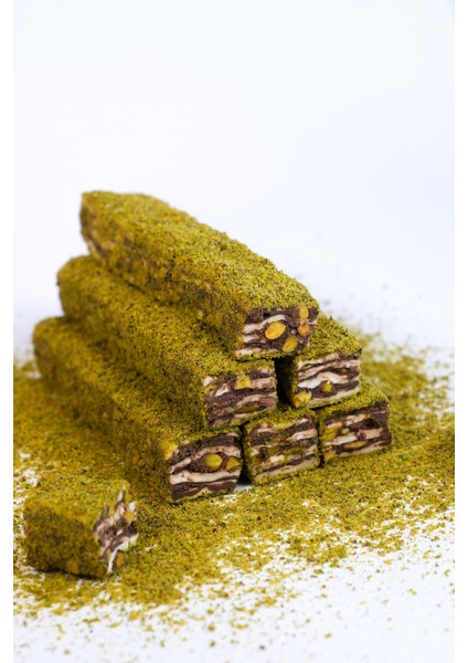 Antep Fıstıklı Çikolatalı Baklava Lokum 500 gr