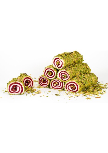 File Fıstıklı Narlı Vanilyalı Fıstıklı Sultan Dolma Lokum 500 gr