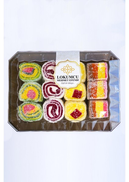 500 gr Şeffaf Paketli Meyve Aromalı Lokum 500 gr