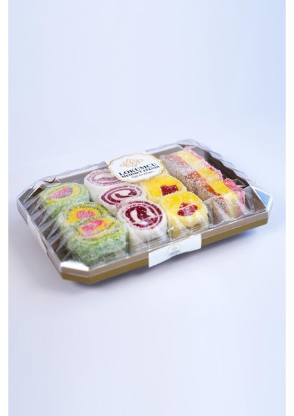 500 gr Şeffaf Paketli Meyve Aromalı Lokum 500 gr