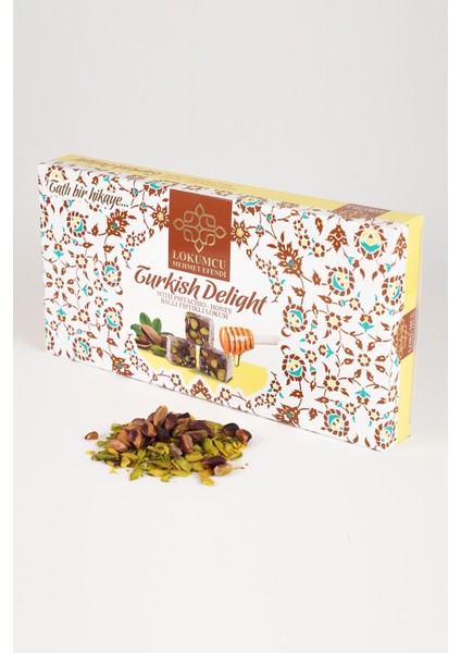 400 gr Ballı Fıstıklı Lokum 400 gr