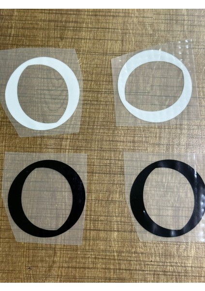 6x7 cm 4 Lü Siyah Beyaz L Harfi O Harfi M Harfi Arma Transfer Baskı