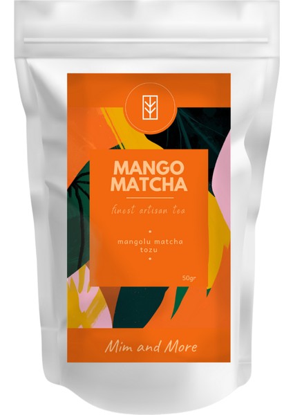 Mango Matcha - Mango Aromalı Matcha, 50 Gr