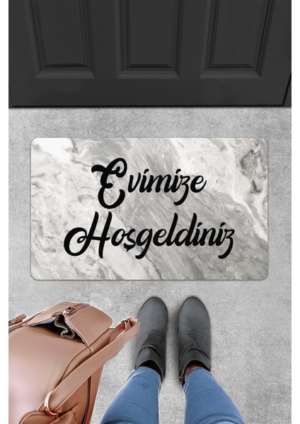 Kapı Önü Paspası Vinil Kaymaz Tabanlı