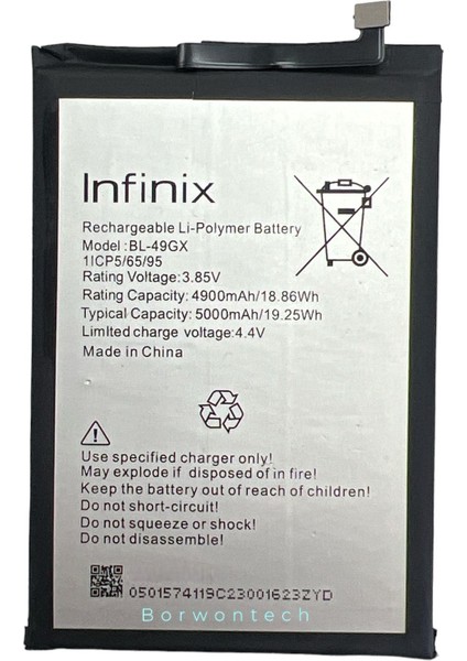 Infinix Hot 11S (BL-49GX) Batarya