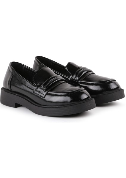 L27.101134 Rugan Deri Kadın Ayakkabı Siyah modelleri