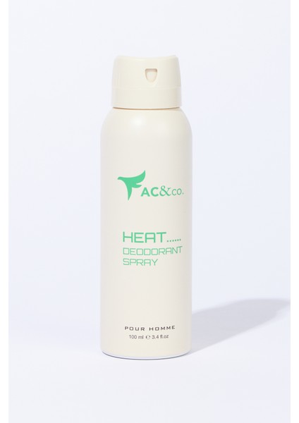 Erkek 2'li Özel Ahşap Hediye Kutulu Set Heat EDP Parfüm 50 Ml - Heat Deodorant 100 Ml Damat Bohçası