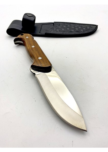 El Yapımı Kişiselleştirilebilir Kök Ceviz - Mika Kabzeli Paslanmaz Çelikten Kamp Bıçağı Doğa Bıçağı fırsatları