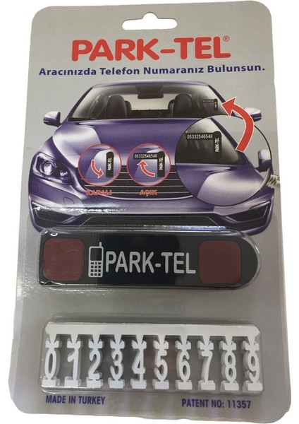 Park Tel - Aracınızda Telefon Numaranız Gözüksün