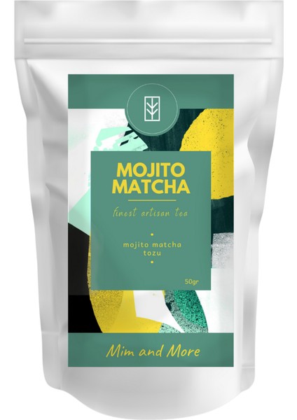 Mojito Matcha - Mojito Aromalı Matcha, 50 Gr