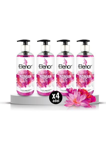 Sıvı El Sabunu Romantik 400 ml 4'lü