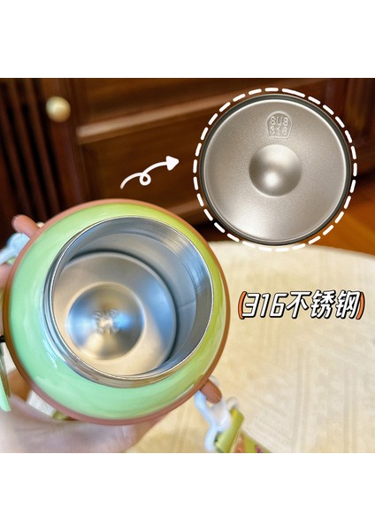 Sweet Ruı Bear Saman Diyagonal Yalıtımlı Su Şişesi 500ML (Yurt Dışından) fırsatları