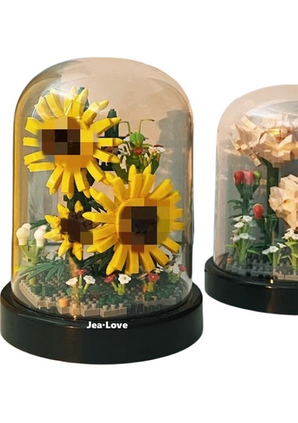 JeaLove Jea·love Sonsuz Çiçek Parlak Küçük Parçacık Yapı Taşları (Yurt Dışından)