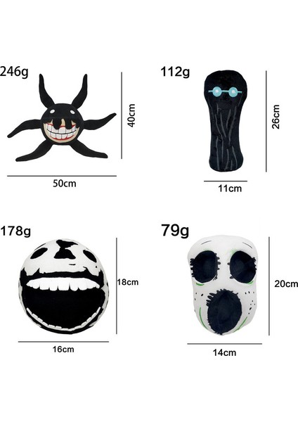 JeaLove Jea·love 4 Pcs Kapılar Roblox Şekil Peluş Oyuncaklar Çocuk Hediyeler Bebekler (Yurt Dışından) fiyatları