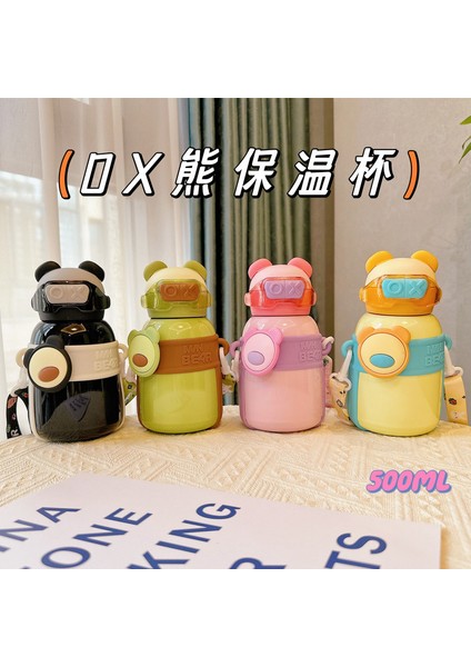 Sweet Ruı Bear Saman Diyagonal Yalıtımlı Su Şişesi 500ML (Yurt Dışından) fiyatları