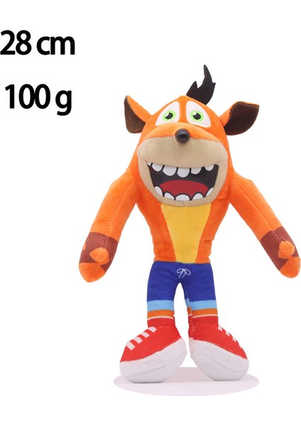 JeaLove Jea·love 3 Adet 28CM Crash Bandicoot Peluş Oyuncak Çocuk Hediyesi (Yurt Dışından)