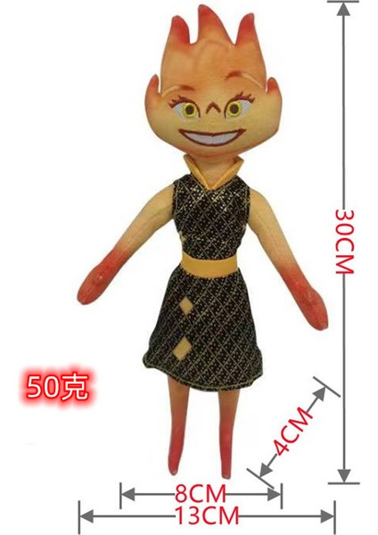 JeaLove Jea·love Ateş Elementi 30CM Elemental Bebek Peluş Oyuncak (Yurt Dışından) modelleri