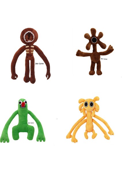 JeaLove Jea·love 4 Pieces Rainbow Friends Stuffed Toys Kids Gifts Dolls (Yurt Dışından)