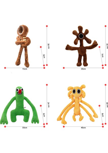 JeaLove Jea·love 4 Pieces Rainbow Friends Stuffed Toys Kids Gifts Dolls (Yurt Dışından) fiyatları