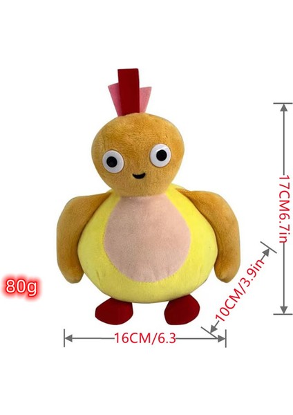 JeaLove Jea·love 17 cm Twirlywoos Robin Çocuklara Hediye Bebek Peluş Oyuncak (Yurt Dışından)