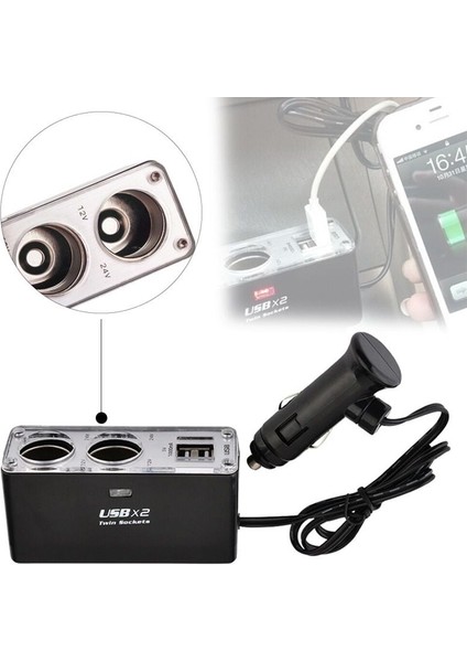 2xusb Çakmak Soketi / ICCA22