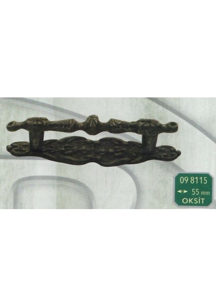 Antik Bronz 09 8115 55 mm Kulp Küçük Oksit