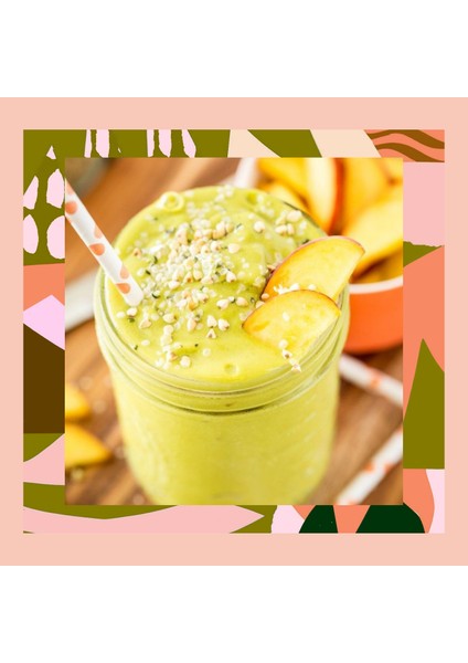 Peach Matcha - Şeftali Aromalı Matcha, 50 Gr