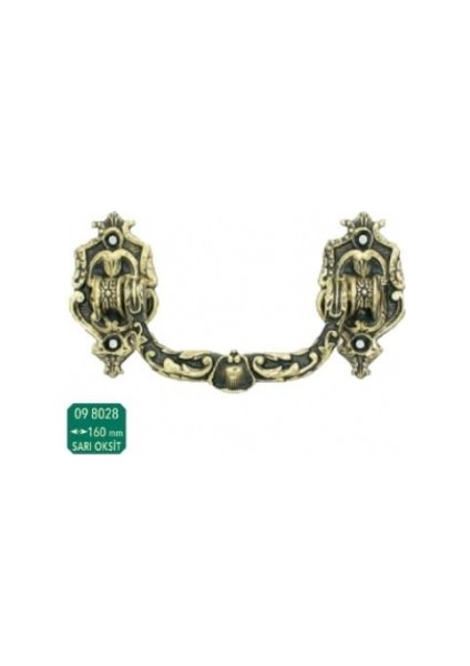 Antik Bronz 09 8028 160 mm Sallantı Kulp Antik