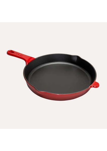 Döküm Kızartma Tavası Kırmızı 27 cm